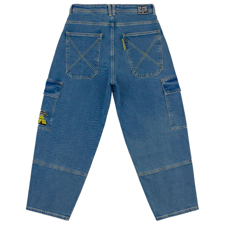 X-TRA UFO CARGO DENIM (WASHED BLUE) U1091-C01S01