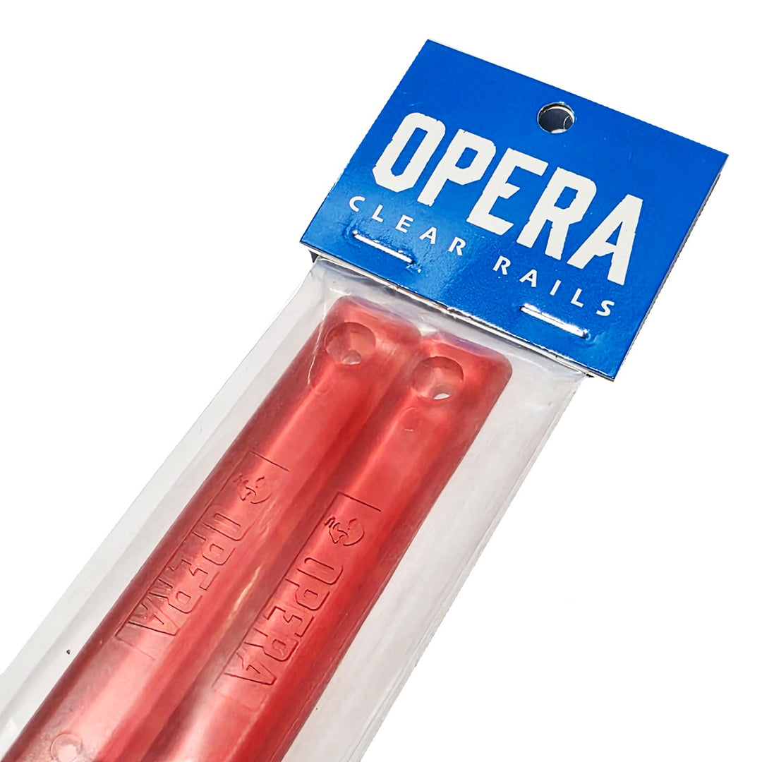 OPERA RED CLEAR RAILS スケートボード スケボー レールバー テールガード ライザー