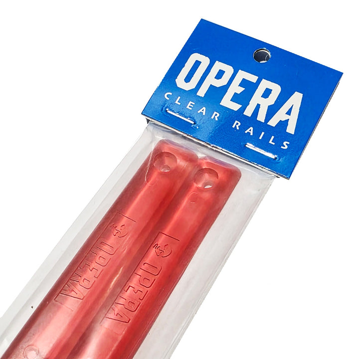 OPERA RED CLEAR RAILS スケートボード スケボー レールバー テールガード ライザー