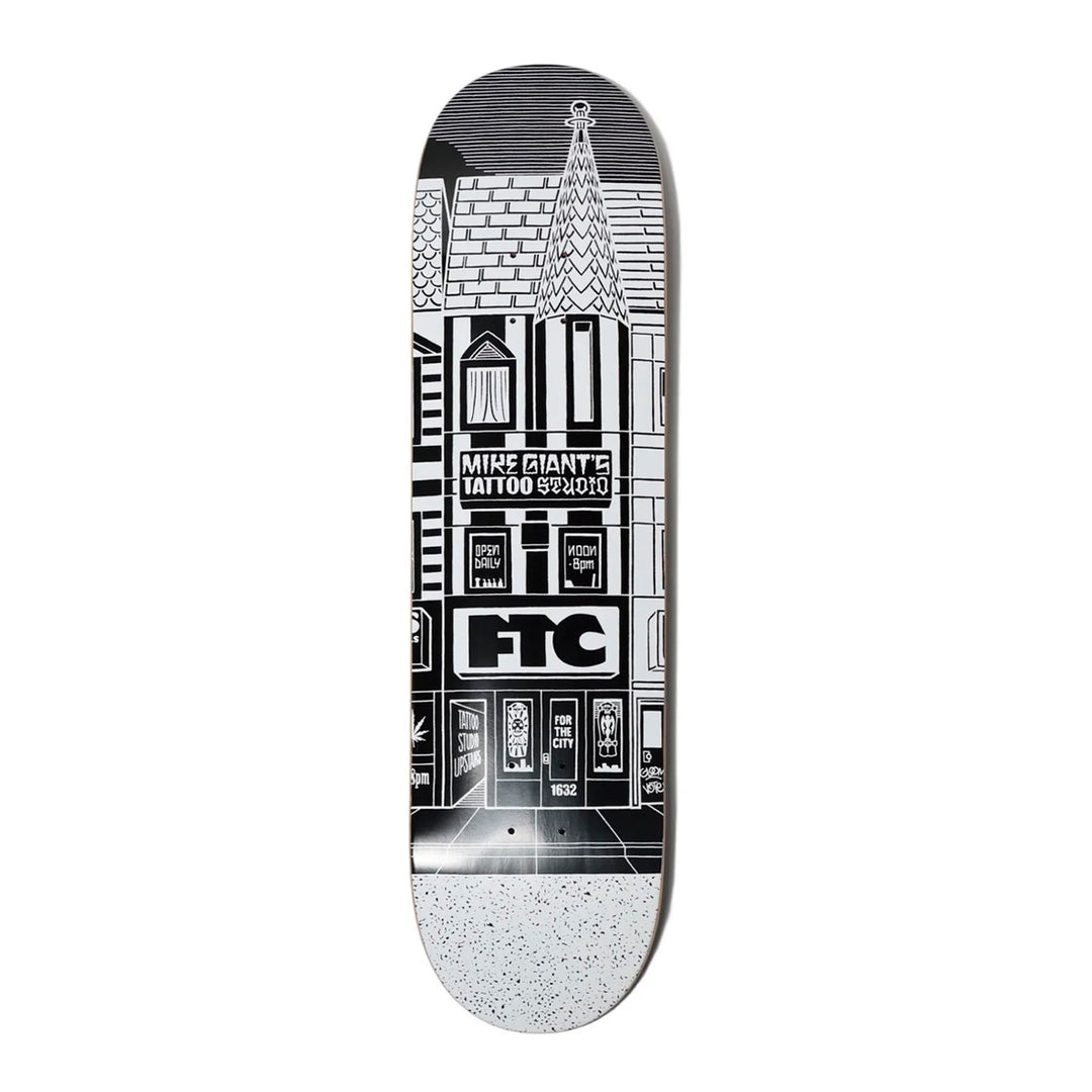 MIKE GIANT X FTC THE BLOCK BLACK 8.25 スケートボード スケボー デッキ