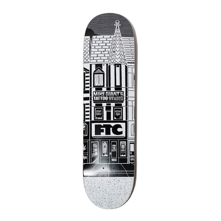 MIKE GIANT X FTC THE BLOCK BLACK 8.25 スケートボード スケボー デッキ