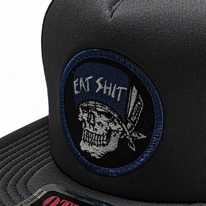 SUICIDAL SKATES EAT SHIT PATCH MESH HAT BLACK スケートボード スケボー キャップ メンズ アパレル 帽子
