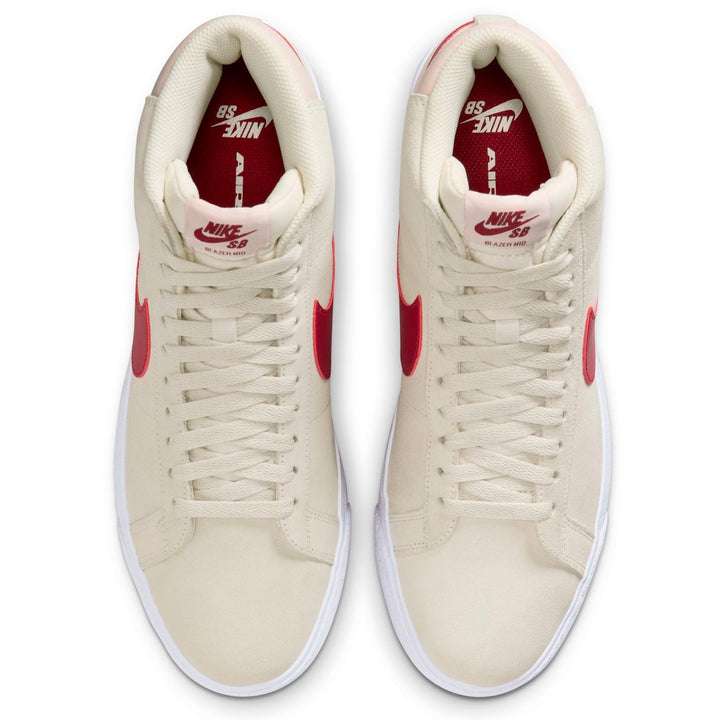 NIKE SB ZOOM BLAZER MID ( PALE IVORY/NBL RD-SL ) FD0731-100