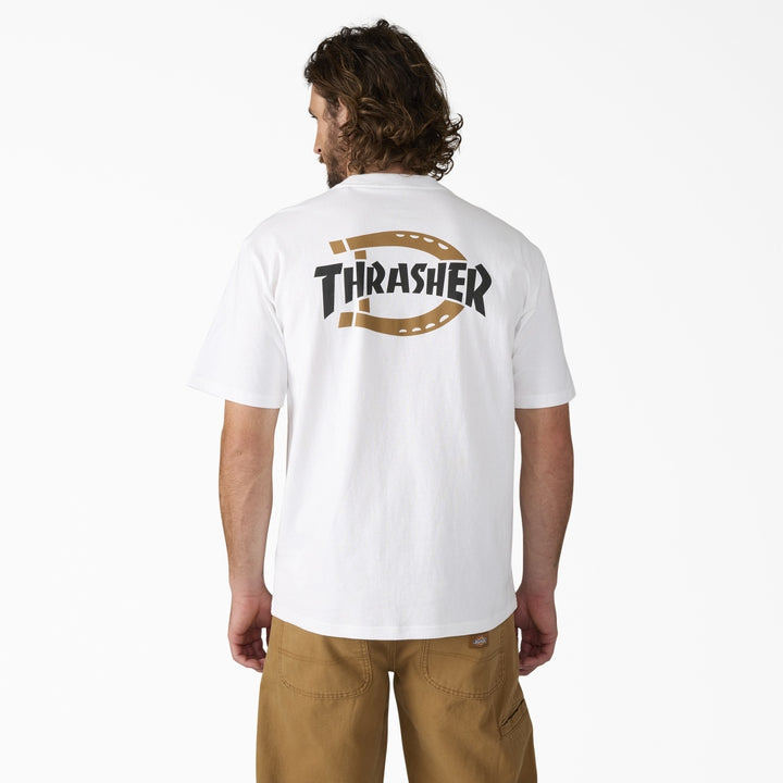 DICKIES X THRASHER S/S SHIRTS ホワイト Lサイズ