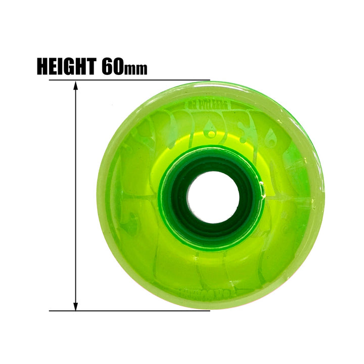 OJ SUPER JUICE BUBBLE GUM TRANS GREEN 60mm 78a スケートボード スケボー ウィール