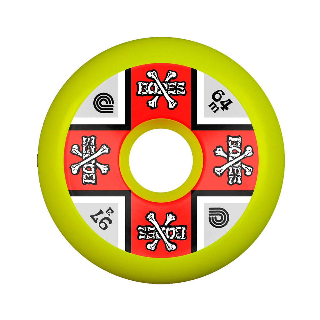 POWELL PERALTA CROSS BONES YELLOW 64mm 97A スケートボード スケボー ウィール