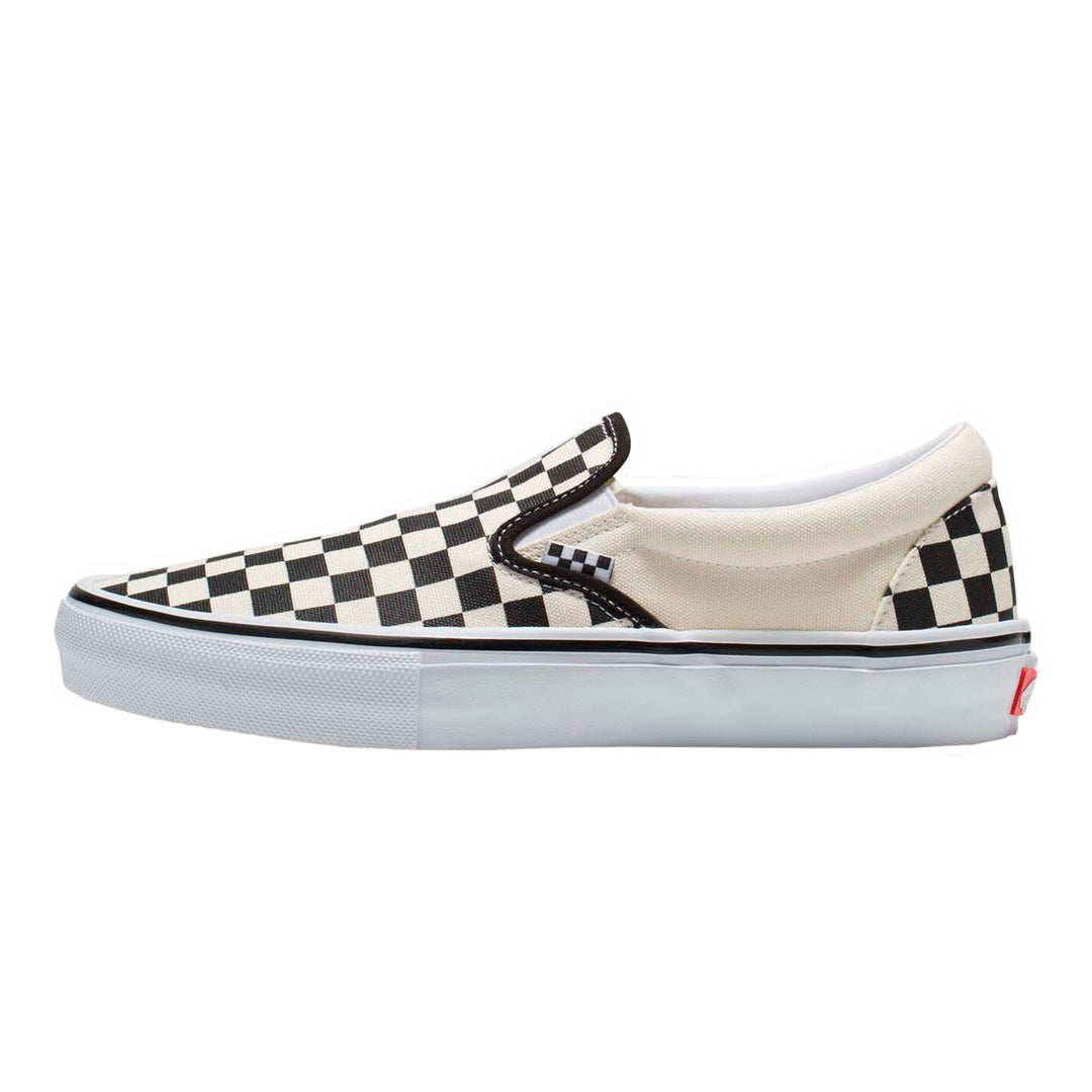 VANS SKATE SLIP-ON スリッポン CHECKERBOARD BLACK/OFF