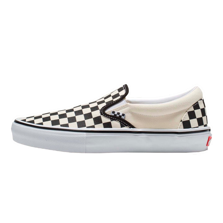 VANS SKATE SLIP-ON スリッポン CHECKERBOARD BLACK/OFF