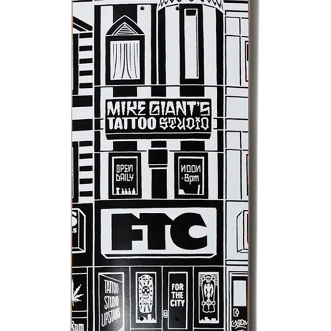 MIKE GIANT X FTC THE BLOCK BLACK 8.25 スケートボード スケボー デッキ