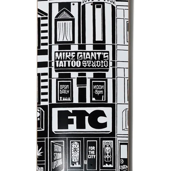 MIKE GIANT X FTC THE BLOCK BLACK 8.25 スケートボード スケボー デッキ