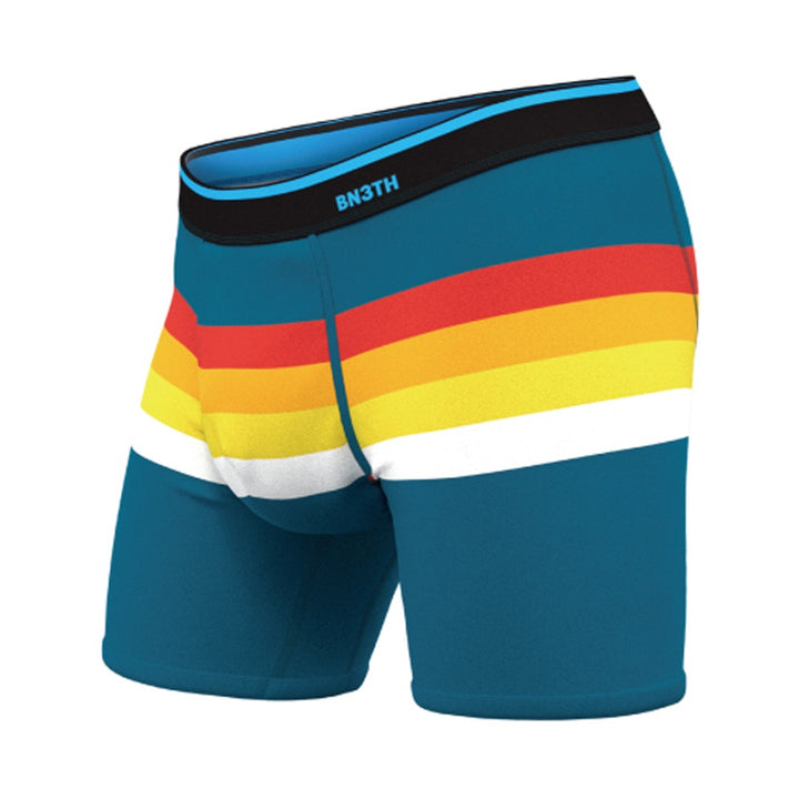 CLASSIC BOXER BRIEF PRINT ( RETROSTRIPE TEAL )