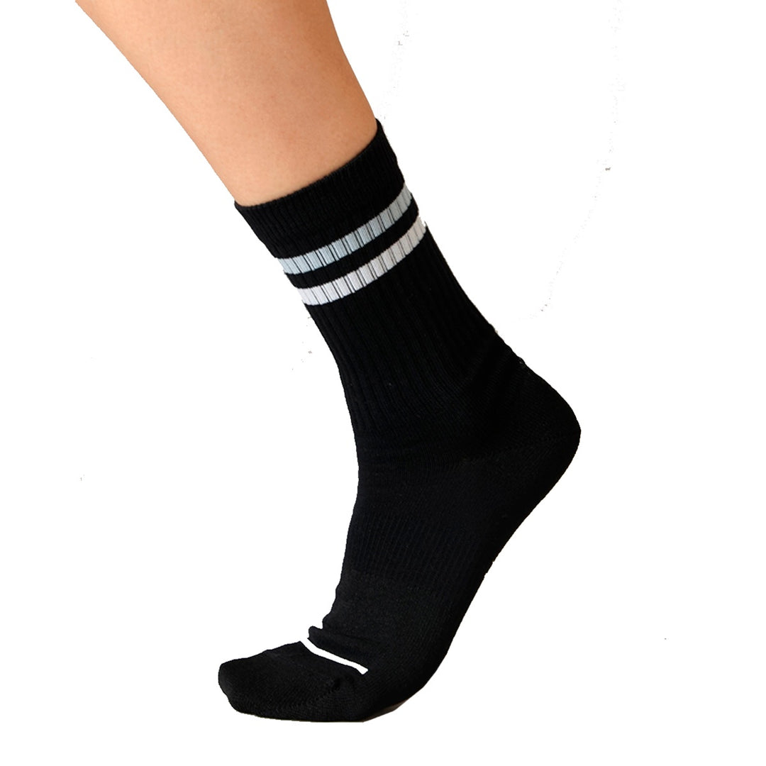 ゼファーストライドクルーソックス PU2441-010 Black L/XL 25cm～27cm