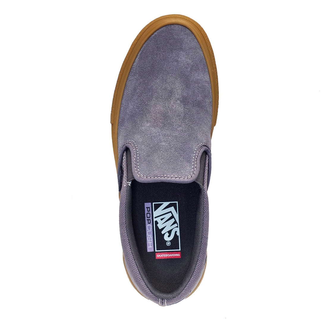 VANS SKATE SLIP-ON (スリッポン) CREPE-NAVY/GUM スケートボード スケボー シューズ スケシュー スニーカー 靴 メンズ