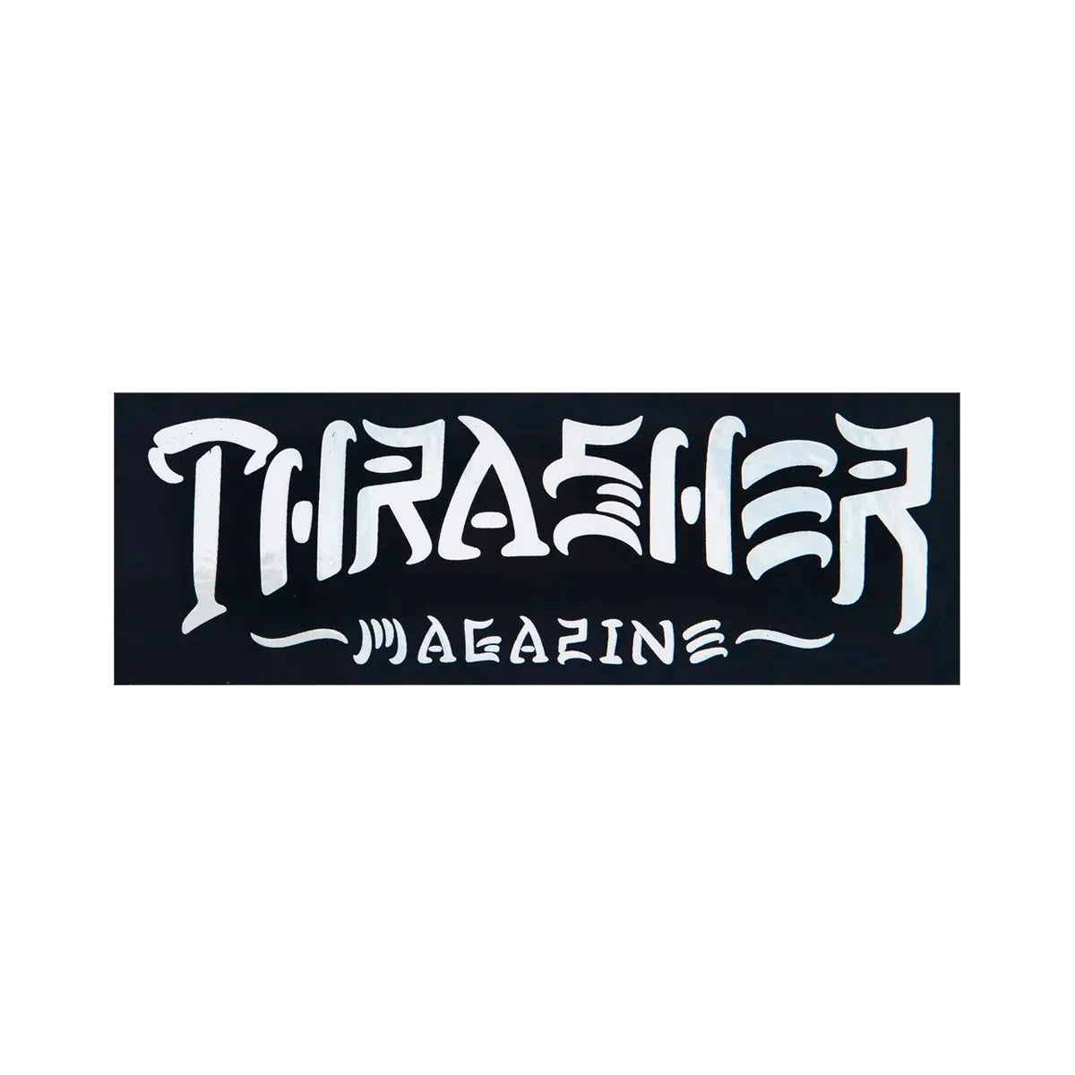 THRASHER THRASH & DESTROY BLACK x WHITE スケートボード スケボー
