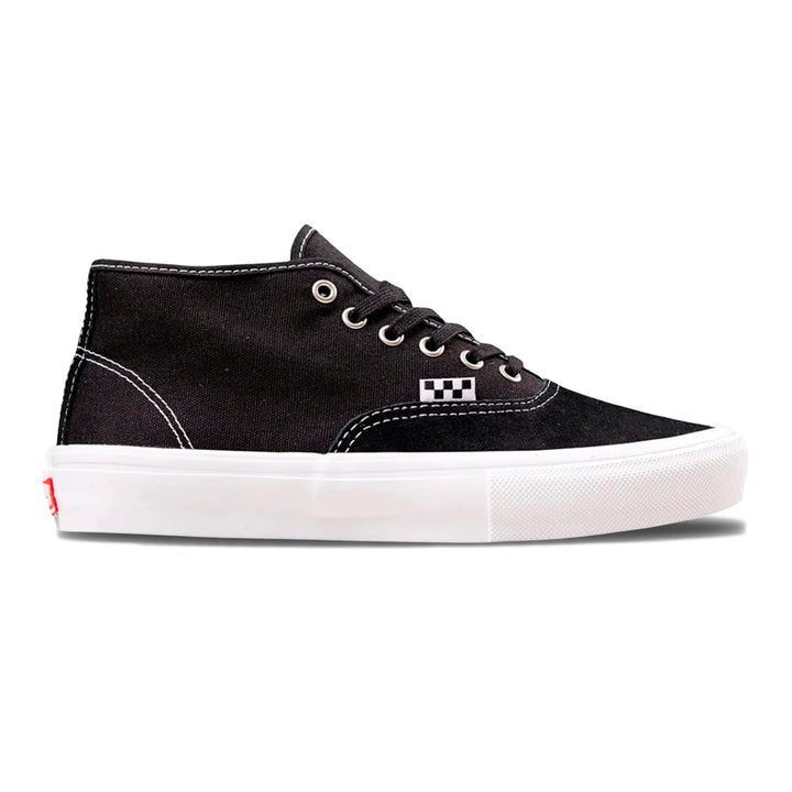 VANS SKATE AUTHNTIC MID スケート オーセンティック ミッド BLACK/WHITE スケートボード スケボー シューズ スケシュー スニーカー 靴 メンズ