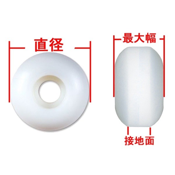 POWELL DRAGON FORMULA RED 52mm×31mm 93A