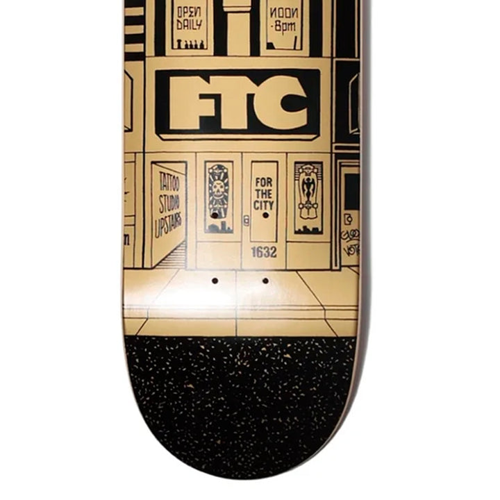 MIKE GIANT X FTC THE BLOCK BLACK/GOLD 7.75 スケートボード スケボー デッキ