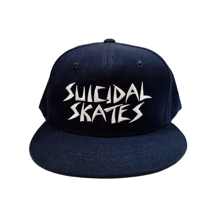 SUICIDAL SKATES LOGO SNAPBACK NAVY