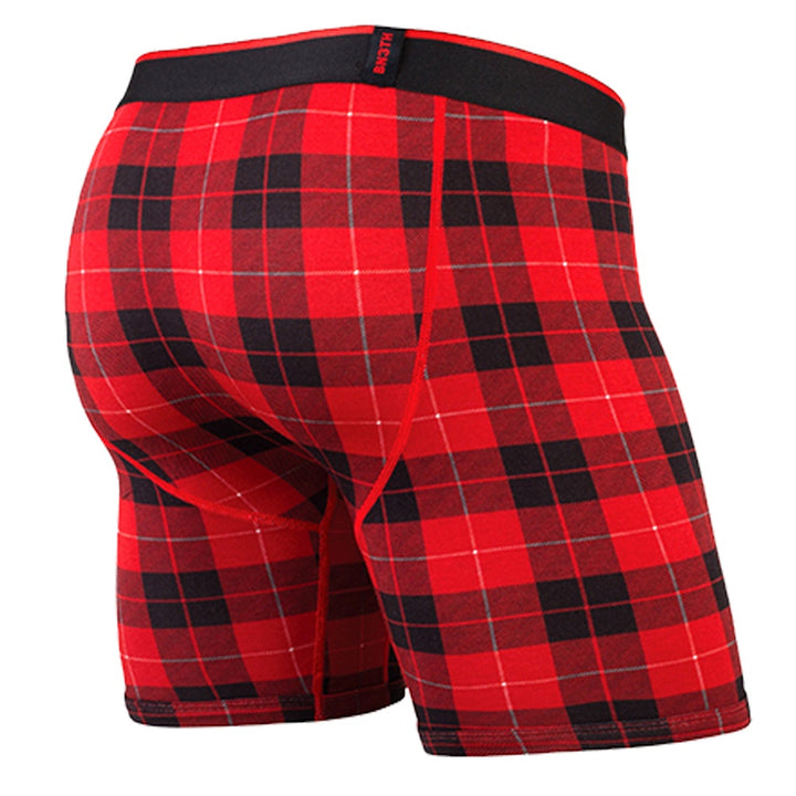 CLASSIC BOXER BRIEF PRINT ( FIRESIDE PLAID RED )