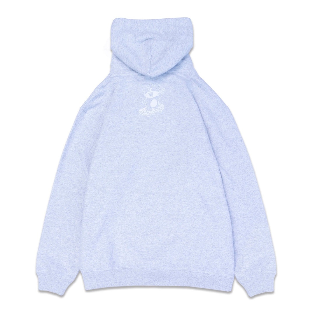 でん六 x MxMxM “ピーナッツの車とでんちゃん” HOODIE GRAY (でん六 x MxMxM エアーフレッシュナー付き)