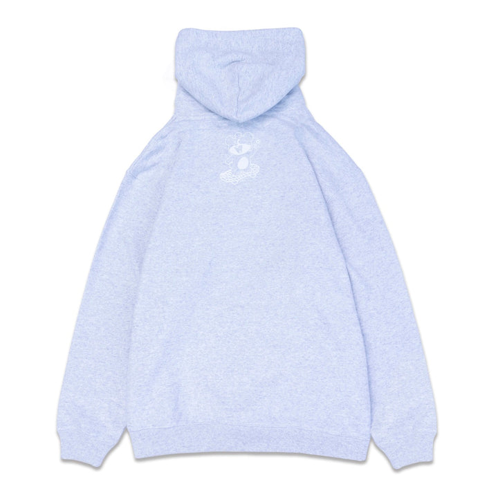 でん六 x MxMxM “ピーナッツの車とでんちゃん” HOODIE GRAY (でん六 x MxMxM エアーフレッシュナー付き)