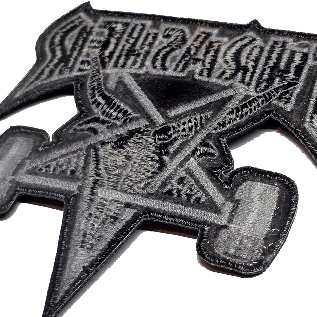 SKATE GOAT PATCH (BLACK/SILVER)