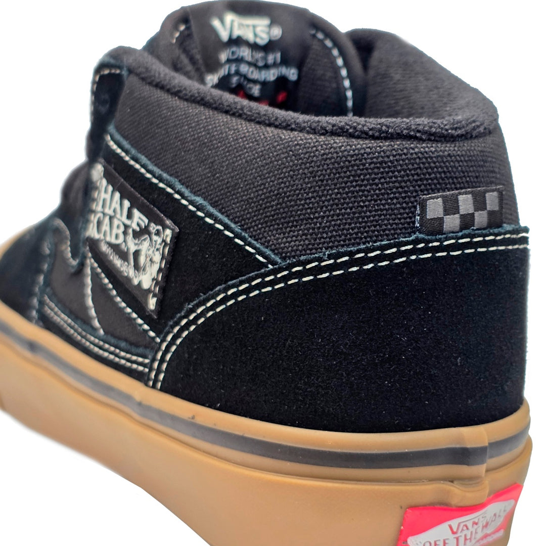 VANS SKATE HALF CAB (ハーフキャブ) BLACK/GUM/WHITE スケートボード スケボー シューズ スケシュー スニーカー 靴 メンズ