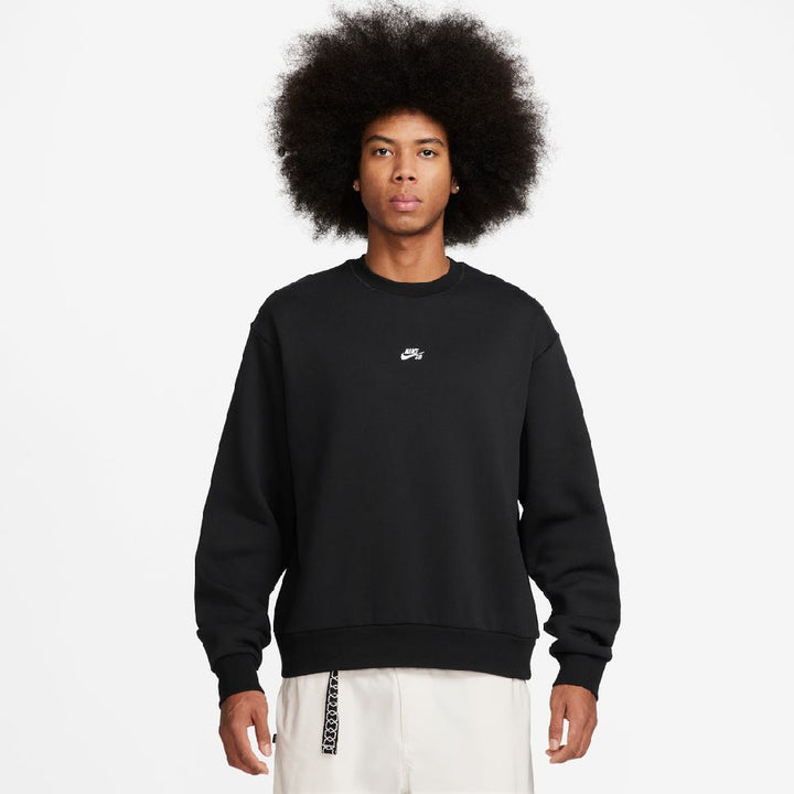 XLサイズ NIKE SB エッセンシャル ロゴ L/S クルー ( BLACK/WHITE ) FV7354-010