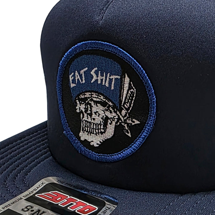 SUICIDAL SKATES EAT SHIT PATCH MESH HAT NAVY スケートボード スケボー キャップ メンズ アパレル 帽子