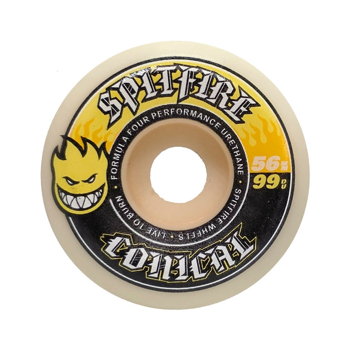 F4 99 DURO CONICAL YELLOW PRINT 56mm