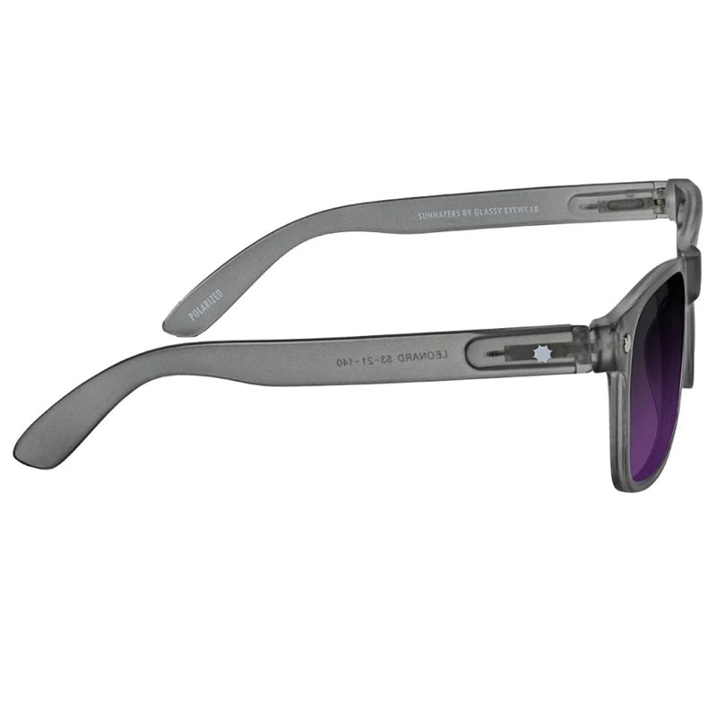 LEONARD MATT GREY / PURPLE MIRROR Polarized (偏光レンズ) U1375-C01S01