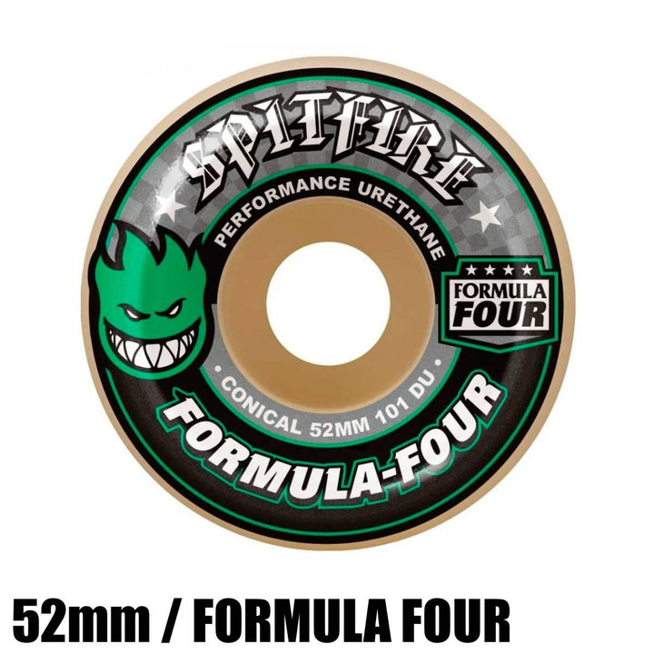 F4 101 DURO CONICAL GREEN PRINT 52mm