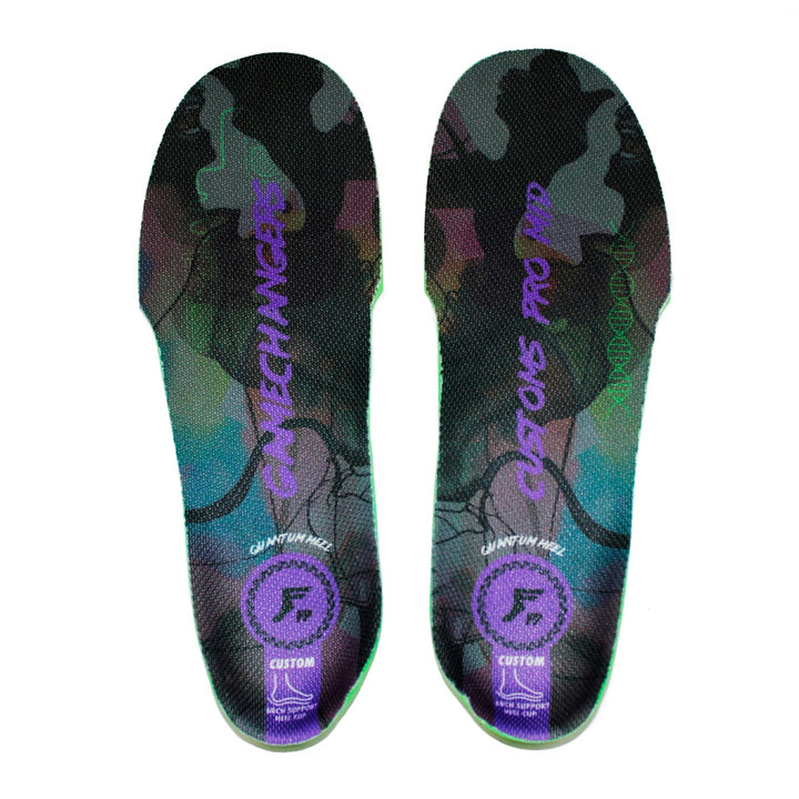 GAME CHANGERS PRO MID BLACKCAMO/PUPLE スケートボード スケボー インソール 中敷き