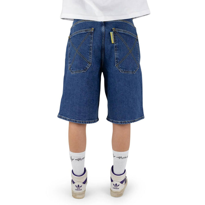 X-TRA MONSTER DENIM SHORTS (WASHED BLUE)  U1093-C01S01