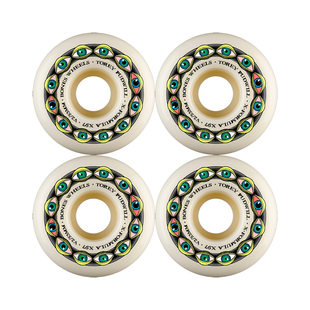 X-FORMULA PUDWILL FRYING EYES LOCKS V2 53mm 97A スケートボード スケボー ウィール