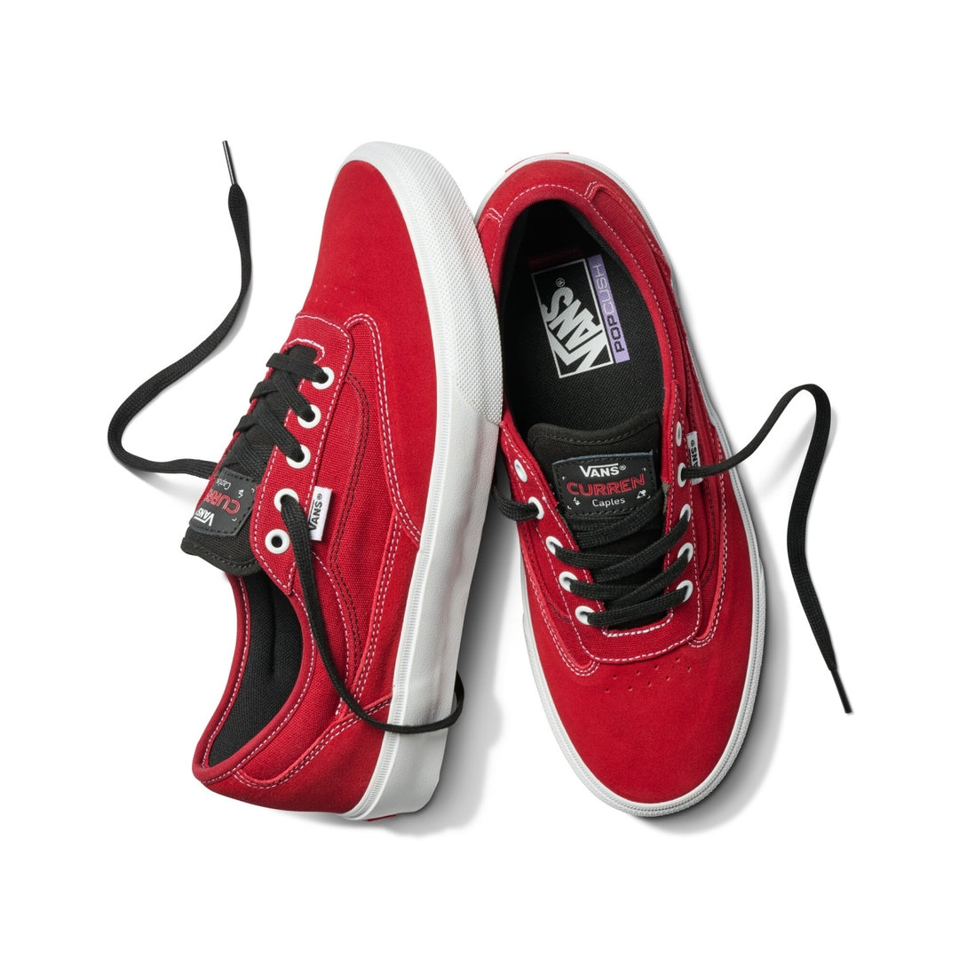 VANS SKATE CURREN CAPLES (カレン・ケープルズ) RED/WHITE