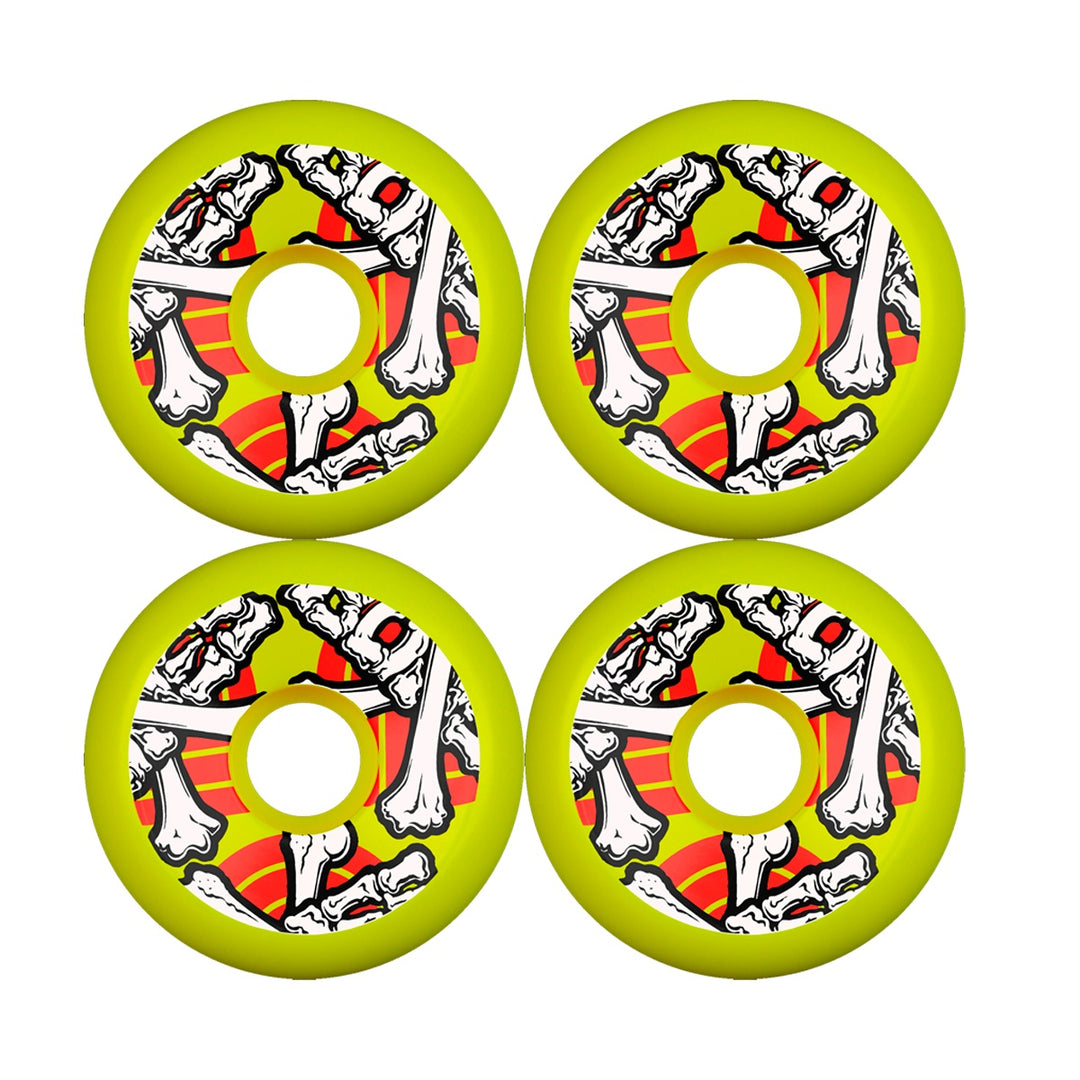 POWELL PERALTA CROSS BONES YELLOW 64mm 97A スケートボード スケボー ウィール
