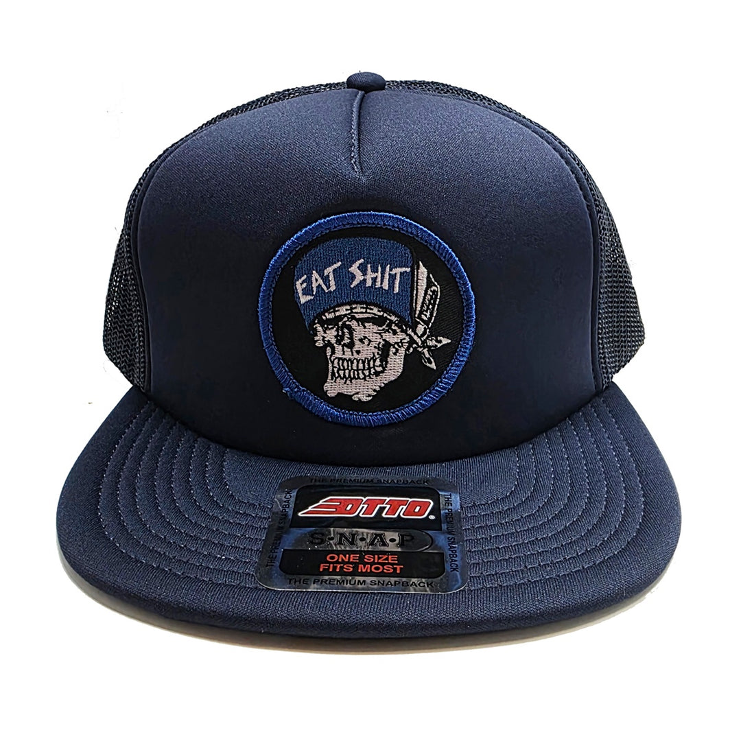 SUICIDAL SKATES EAT SHIT PATCH MESH HAT NAVY スケートボード スケボー キャップ メンズ アパレル 帽子