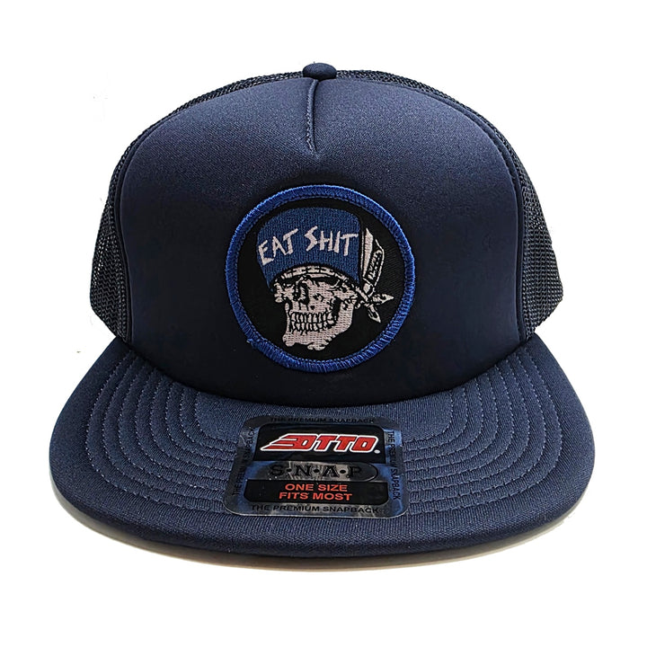 SUICIDAL SKATES EAT SHIT PATCH MESH HAT NAVY スケートボード スケボー キャップ メンズ アパレル 帽子