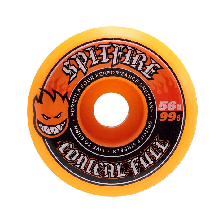 F4 99 CONICAL FULL ORANGE 56mm スケートボード スケボー ウィール