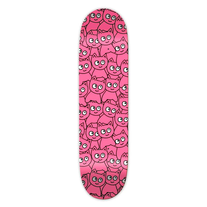 STICKER PILE PINK 7.5 キッズサイズ スケートボード スケボー デッキ