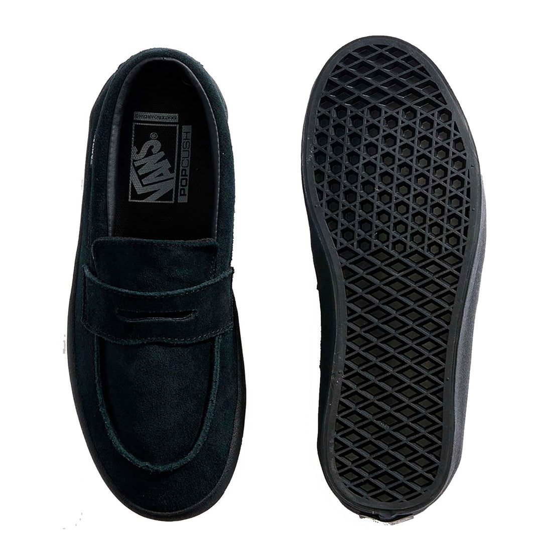 VANS SKATE LOAFER SUEDE スケート ローファー スエード BLACK/BLACK