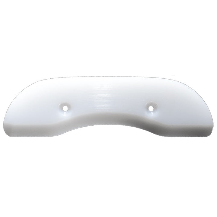 SKID PLATE OLD SCHOOL SQUARE TAIL (WHITE) 146mm