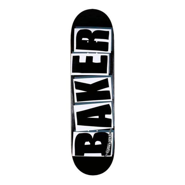 BRAND LOGO BLACK/WHITE 8.0 スケートボード スケボー デッキ