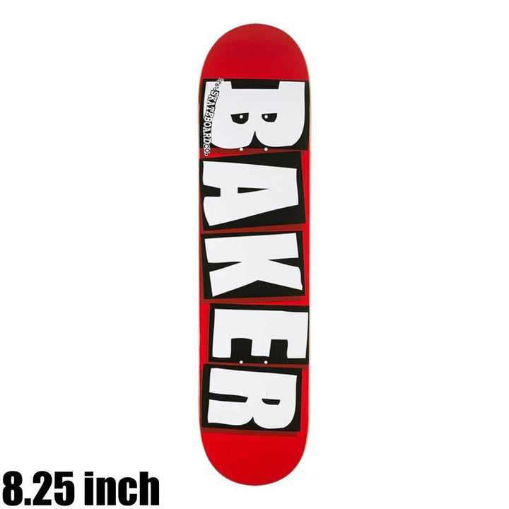 BRAND LOGO RED/WHITE 8.25