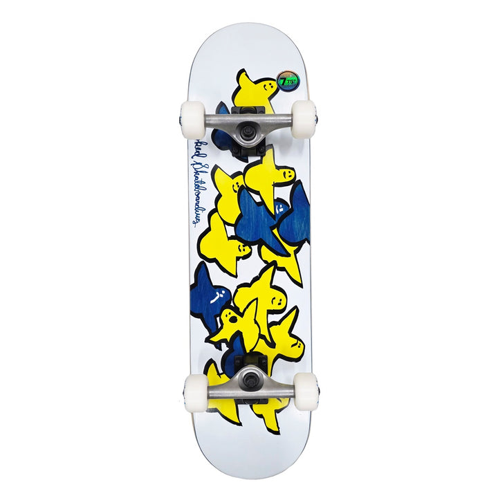 BIRDS WHITE 7.75 キッズサイズ スケートボード スケボー コンプリート 完成組立品 セット