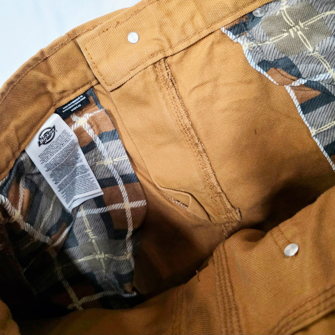 DICKIES x THRASHER Double knee pants BROWN