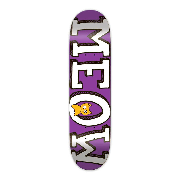 LOGO PURPLE 7.75 スケートボード スケボー デッキ