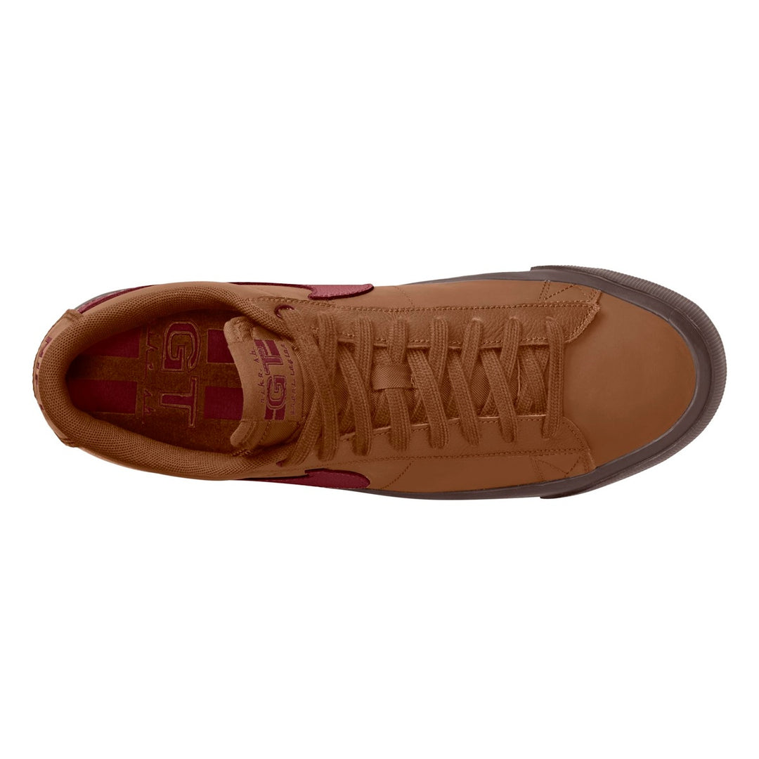 NIKE SB BLAZER LOW PRO GT ( LT BRTSH TN/DK TM RD ) DV1226-200