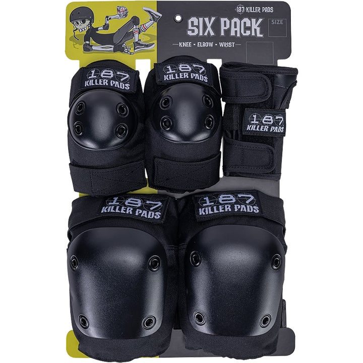 187 SIX PACK PADS SET パッドセット ( BLACK ) U4186-C01S01